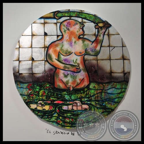 EL SERVICIO DE TÉ, 2009 - Técnica Mixta de RICARDO MIGLIORISI